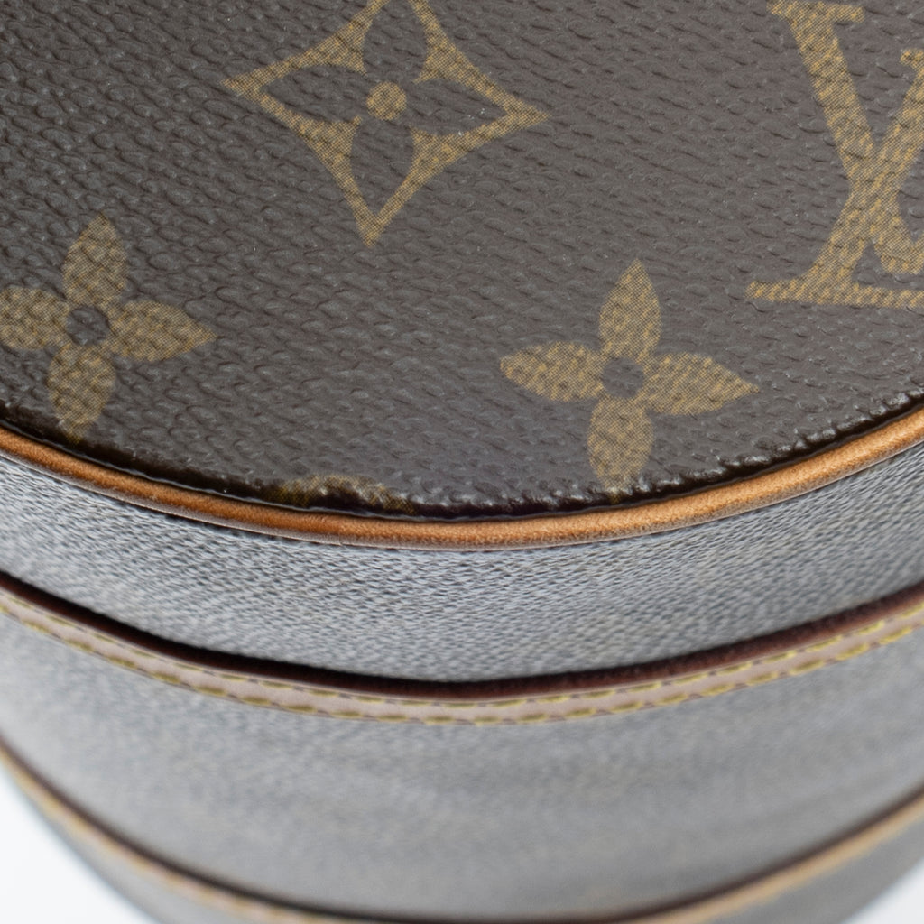 Handbag Papillon 30 Brown Monogram Canvas
