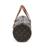 Handbag Papillon 26 Brown Monogram Canvas