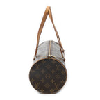 Handbag Papillon 30 Brown Monogram Canvas