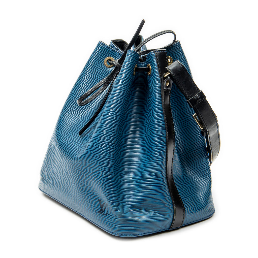 Shoulder Bag Noe Bicolor PM Blue Epi