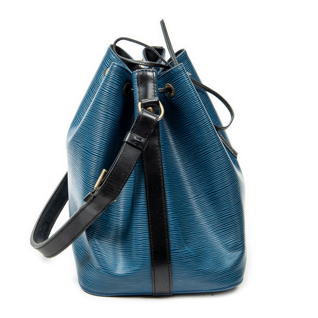 Shoulder Bag Noe Bicolor PM Blue Epi