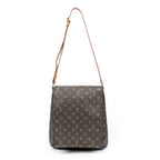 Shoulder Bag Musette Brown Monogram Canvas