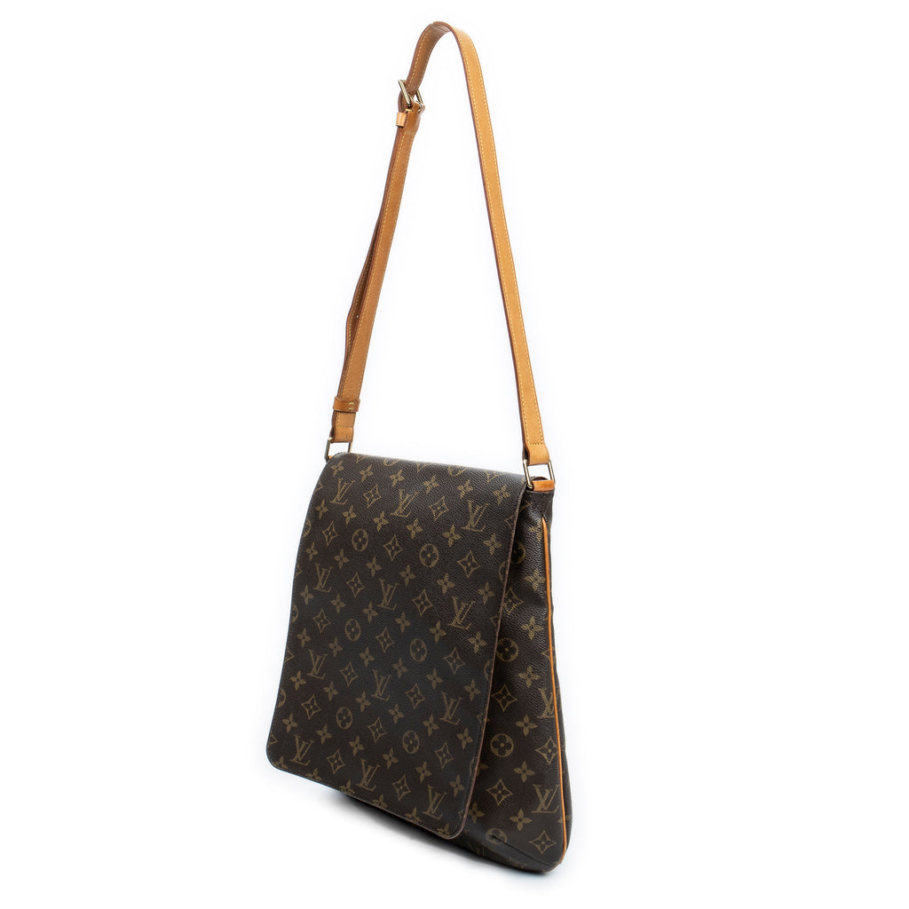 Shoulder Bag Musette Brown Monogram Canvas