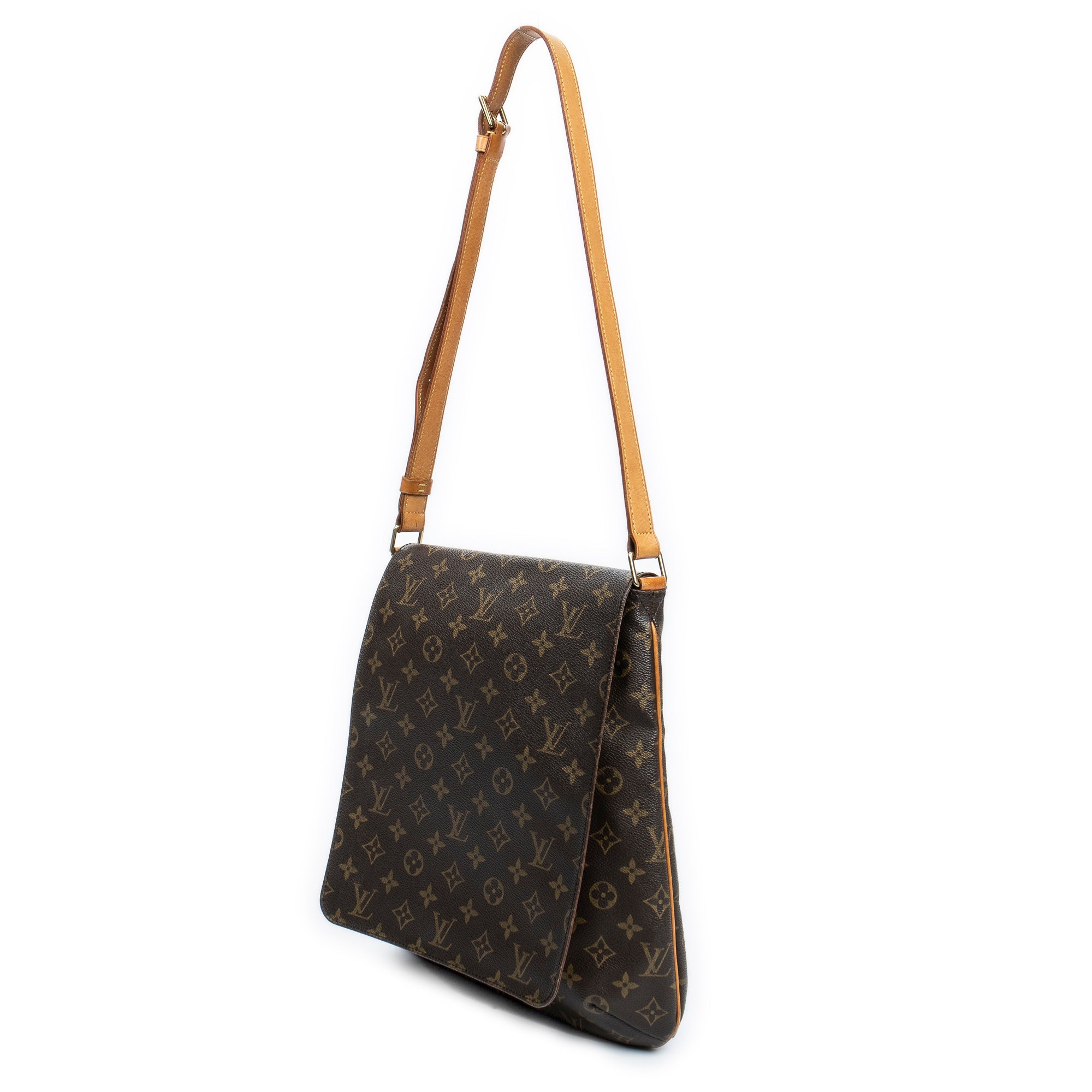 Shoulder Bag Musette Brown Monogram Canvas