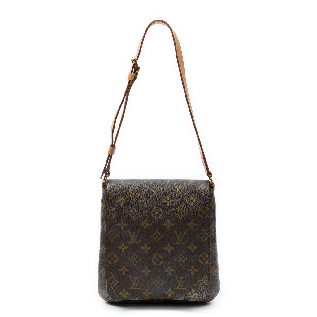 Shoulder Bag Musette Salsa Brown Monogram Canvas