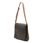 Shoulder Bag Musette Salsa Brown Monogram Canvas
