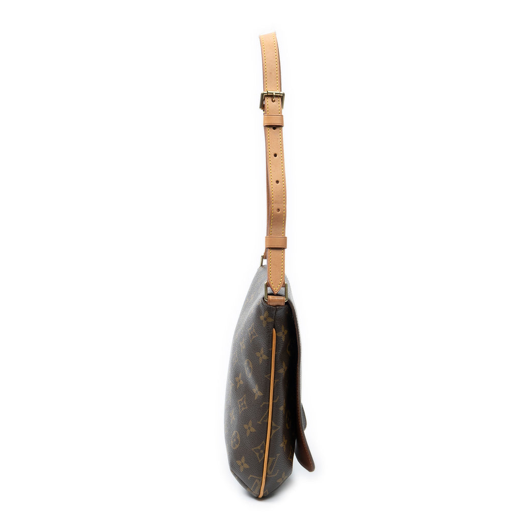 Shoulder Bag Musette Salsa Brown Monogram Canvas