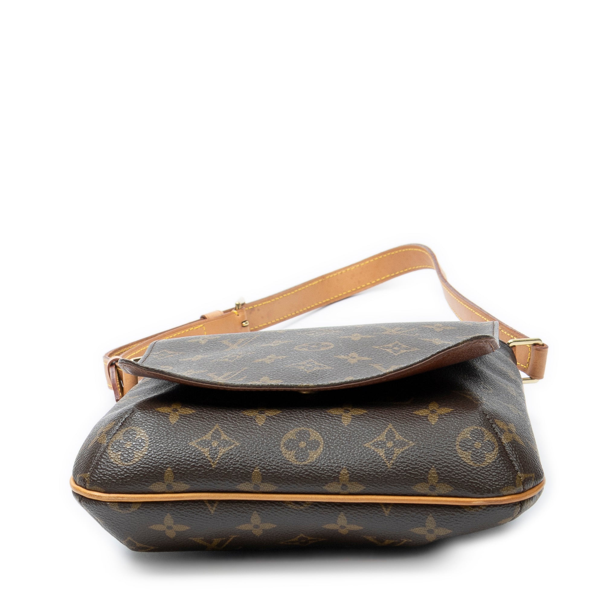 Shoulder Bag Musette Salsa Brown Monogram Canvas