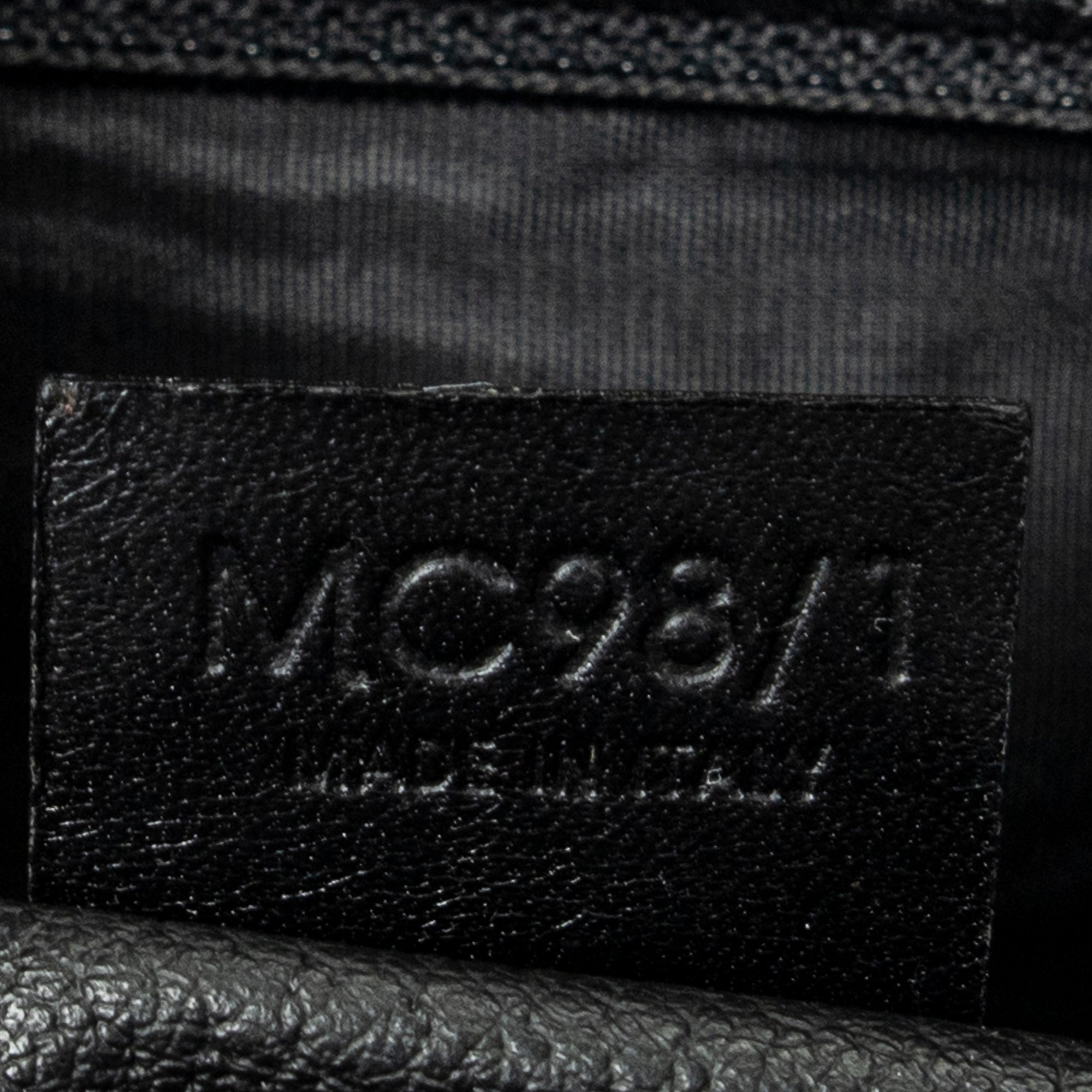 Shoulder Bag Vintage Shopping Tote Black Macadam Coated Canvas