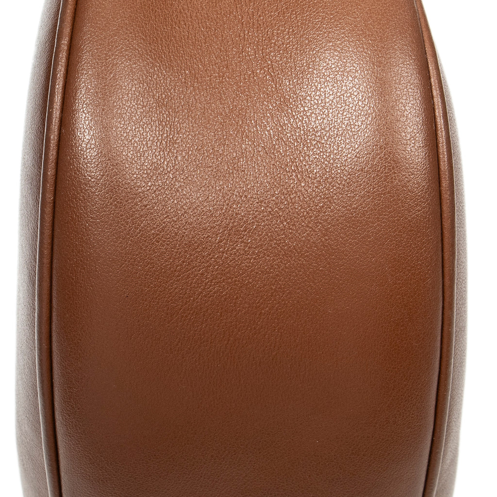 Shoulder Bag Ava Hobo Brown Embroidered Triomphe Leather