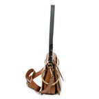 Shoulder Bag Small Roy Bag Brown Calfskin Leather