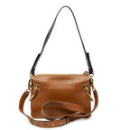 Shoulder Bag Small Roy Bag Brown Calfskin Leather