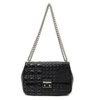Shoulder Bag Medium Miss Dior Flap Black Cannage Lambskin Leather