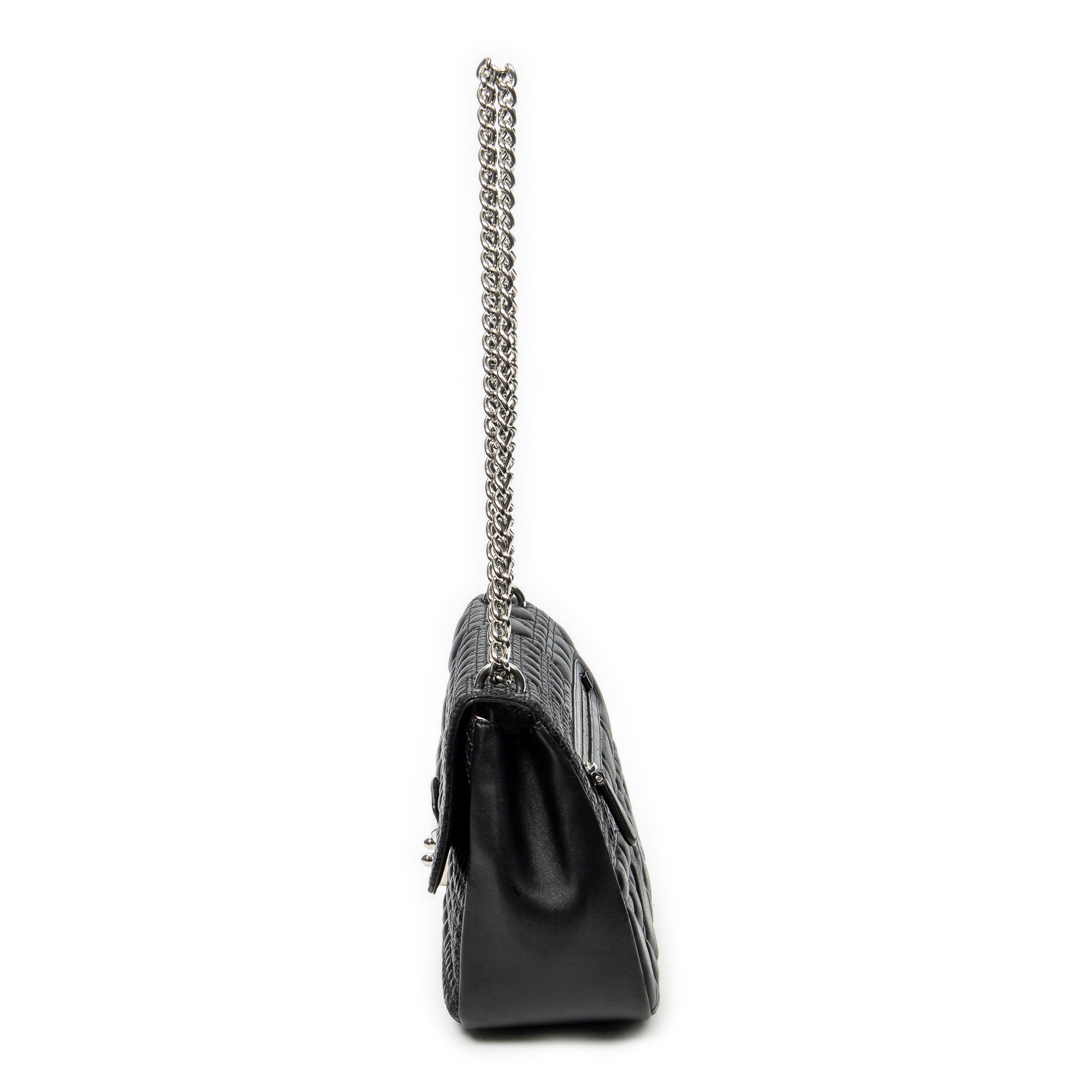 Shoulder Bag Medium Miss Dior Flap Black Cannage Lambskin Leather