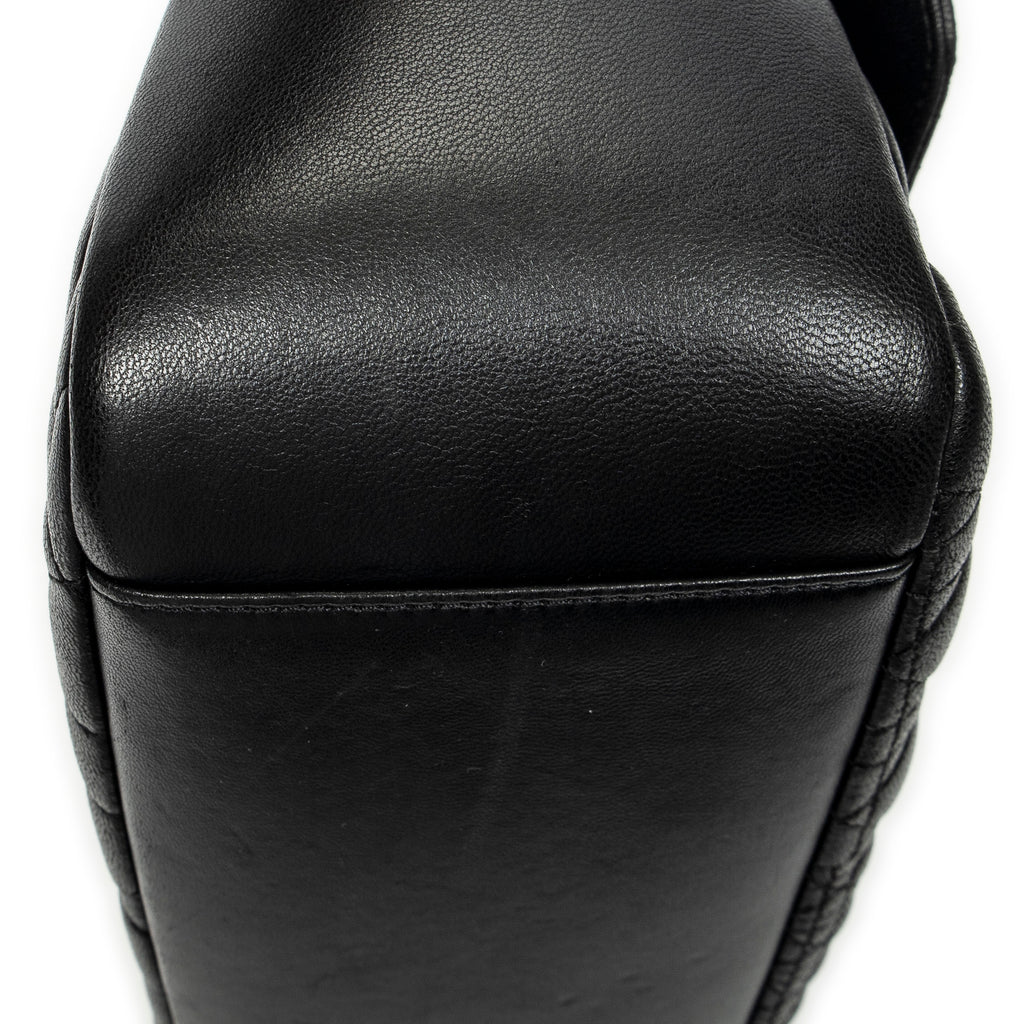 Shoulder Bag Medium Miss Dior Flap Black Cannage Lambskin Leather
