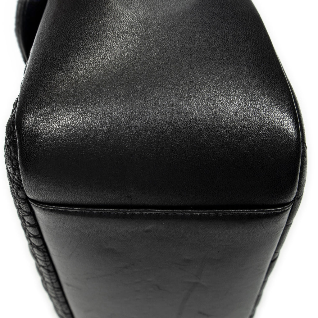 Shoulder Bag Medium Miss Dior Flap Black Cannage Lambskin Leather