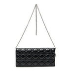 Shoulder Bag Lady Dior Chain Clutch Black Cannage Lambskin Leather