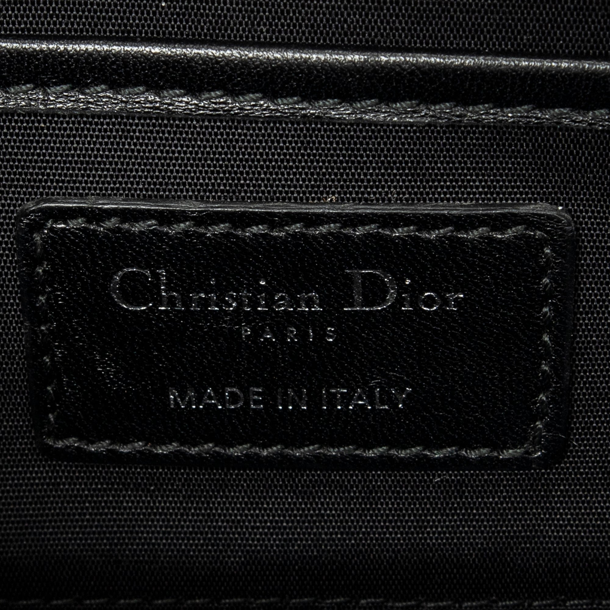 Shoulder Bag Lady Dior Chain Clutch Black Cannage Lambskin Leather