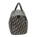 Handbag Vintage Medium Boston Navy Diorissimo Canvas