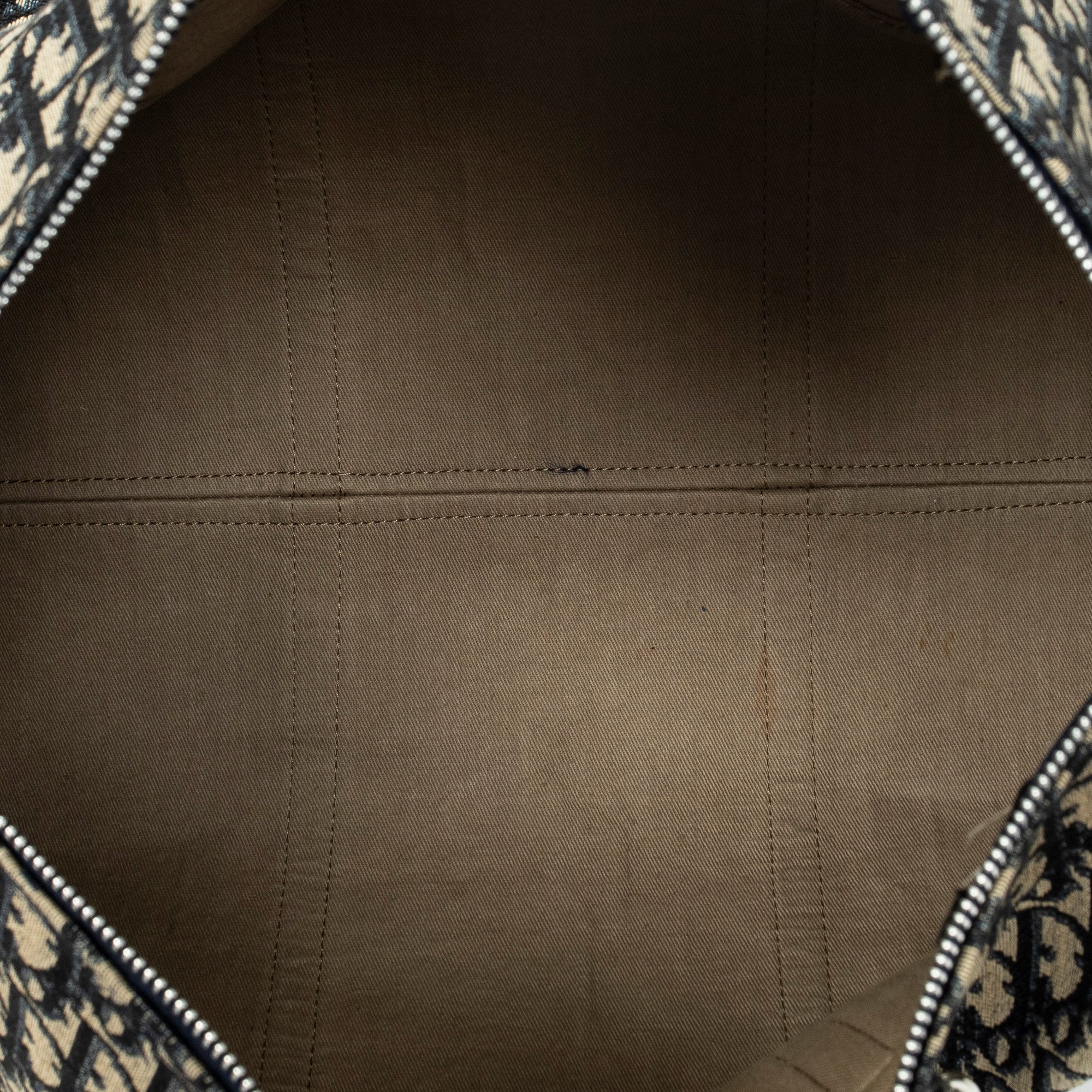 Handbag Vintage Medium Boston Navy Diorissimo Canvas