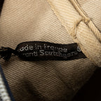 Handbag Vintage Medium Boston Navy Diorissimo Canvas