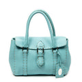 Shoulder Bag Mini Linda Light Blue Selleria Leather