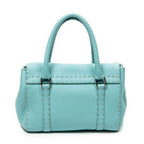 Shoulder Bag Mini Linda Light Blue Selleria Leather