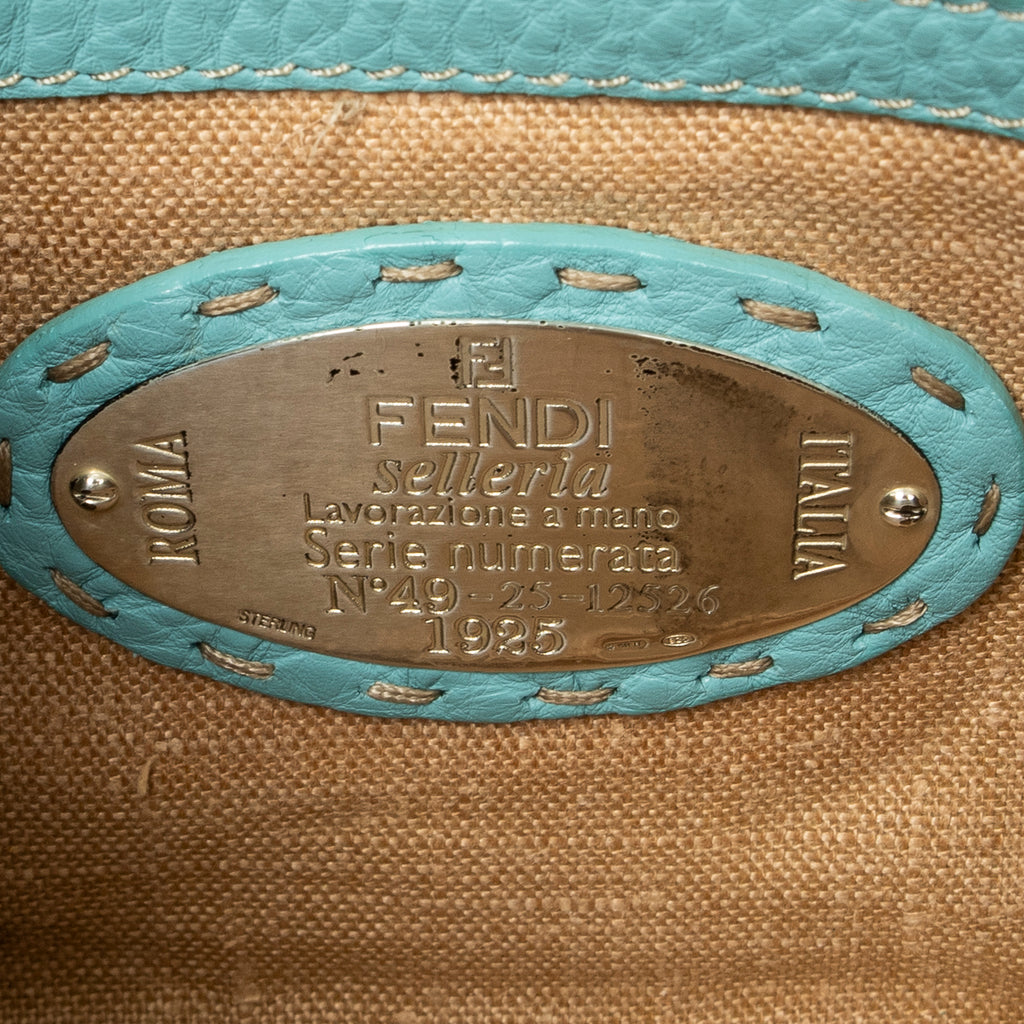 Shoulder Bag Mini Linda Light Blue Selleria Leather