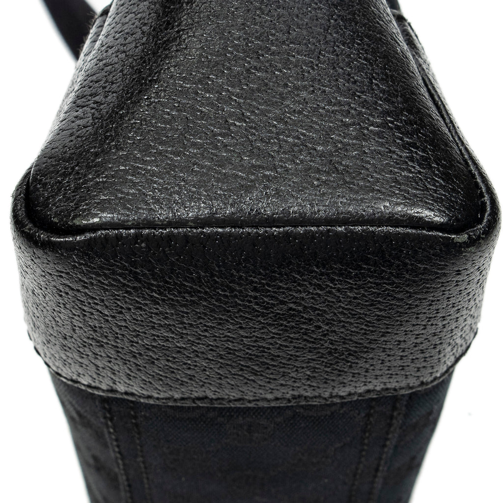 Shoulder Bag Joy Messenger Black Monogrammed Canvas