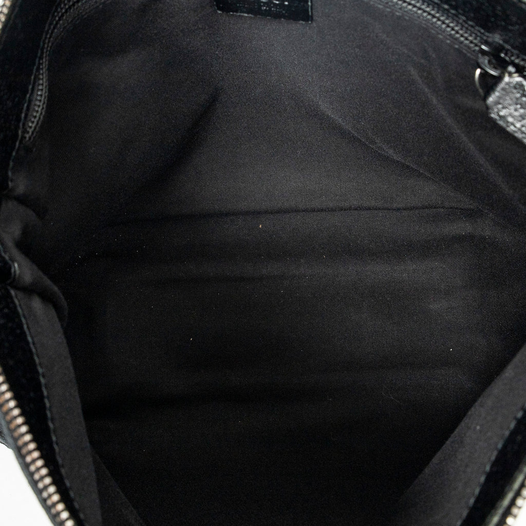 Shoulder Bag Joy Messenger Black Monogrammed Canvas