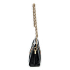 Shoulder Bag Small GG Ophidia Black Suede Leather