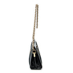 Shoulder Bag Small GG Ophidia Black Suede Leather
