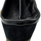 Shoulder Bag Small GG Ophidia Black Suede Leather