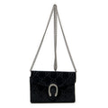 Shoulder Bag Dionysus Chain Wallet Black Monogrammed Velvet Canvas