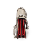 Shoulder Bag Small Dionysus Chain Crossbody Red Supreme Coated Canvas