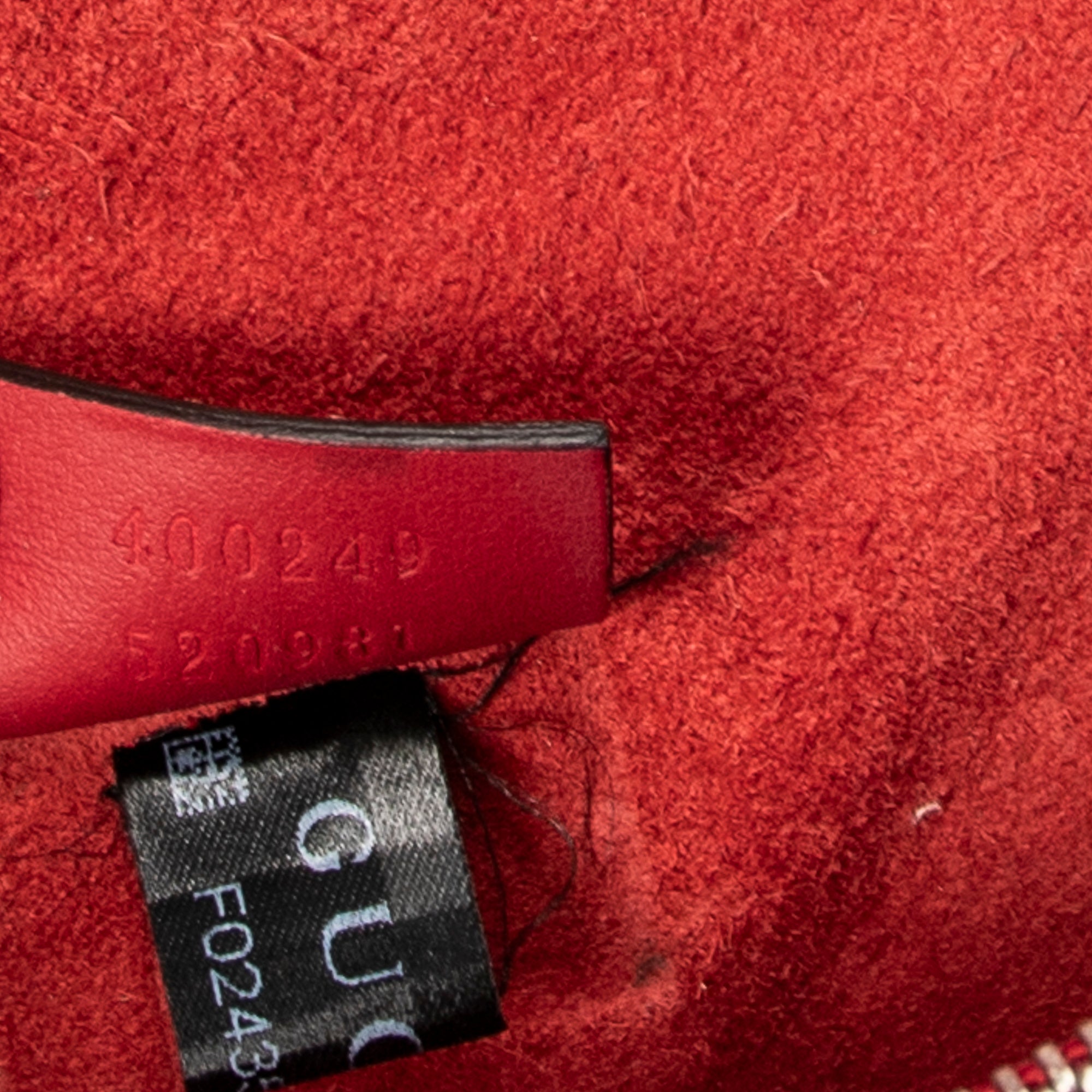 Shoulder Bag Small Dionysus Chain Crossbody Red Supreme Coated Canvas