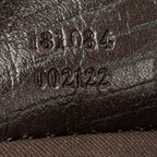 Shoulder Bag Zip Shopping Tote Dark Brown Supreme Coated Canvas