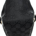 Shoulder Bag Small Abbey D-Ring Tote Black Monogrammed Canvas
