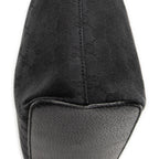 Shoulder Bag Ring Handle Zip Hobo Black Monogrammed Canvas