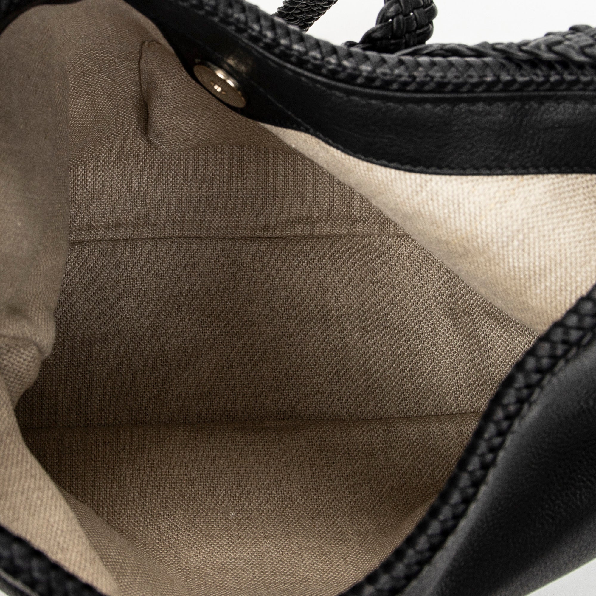Shoulder Bag Medium Marrakech Hobo Black Grained Calfskin Leather