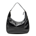 Shoulder Bag Small Charmy Hobo Black Calfskin Leather