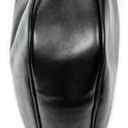 Shoulder Bag Small Charmy Hobo Black Calfskin Leather