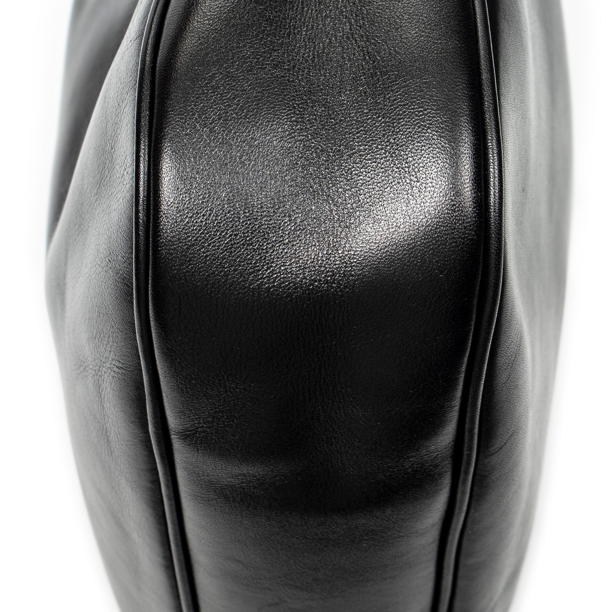 Shoulder Bag Small Charmy Hobo Black Calfskin Leather