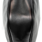 Shoulder Bag Small Charmy Hobo Black Calfskin Leather