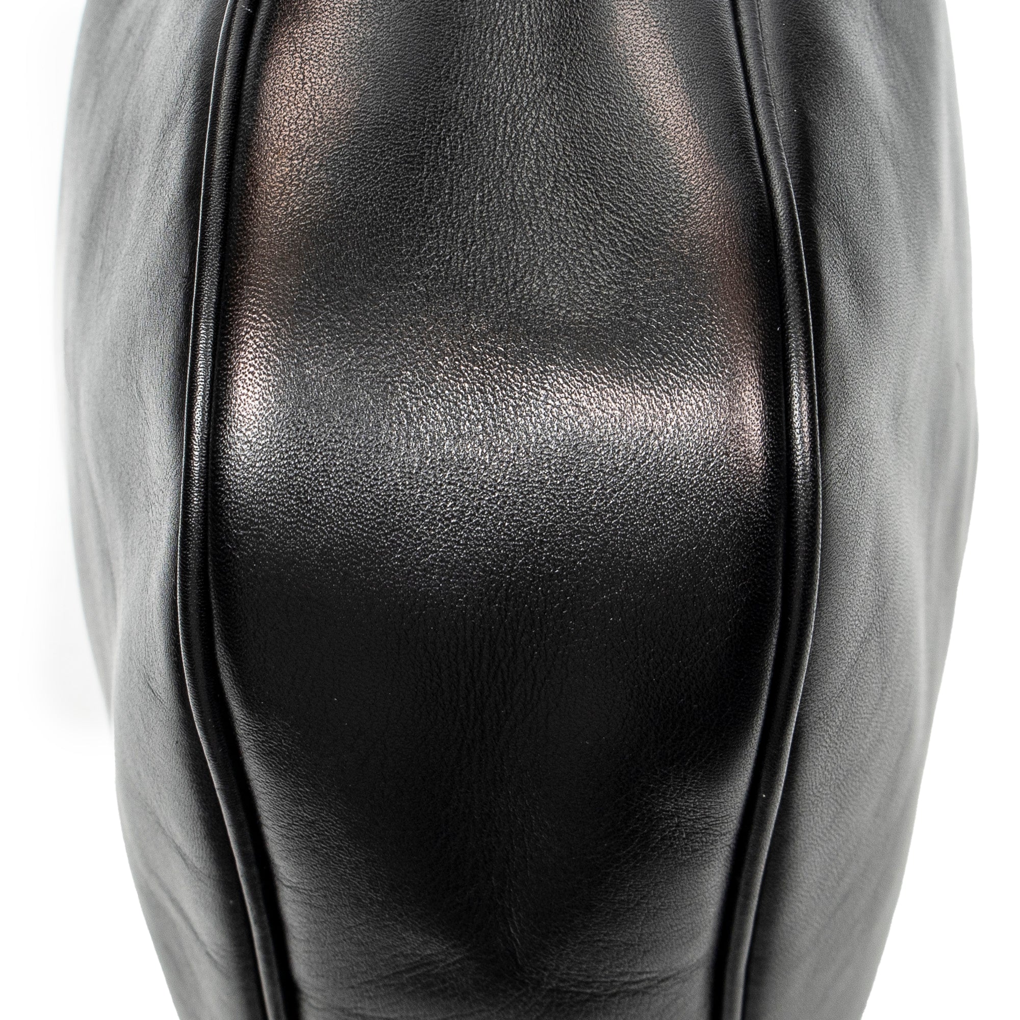 Shoulder Bag Small Charmy Hobo Black Calfskin Leather