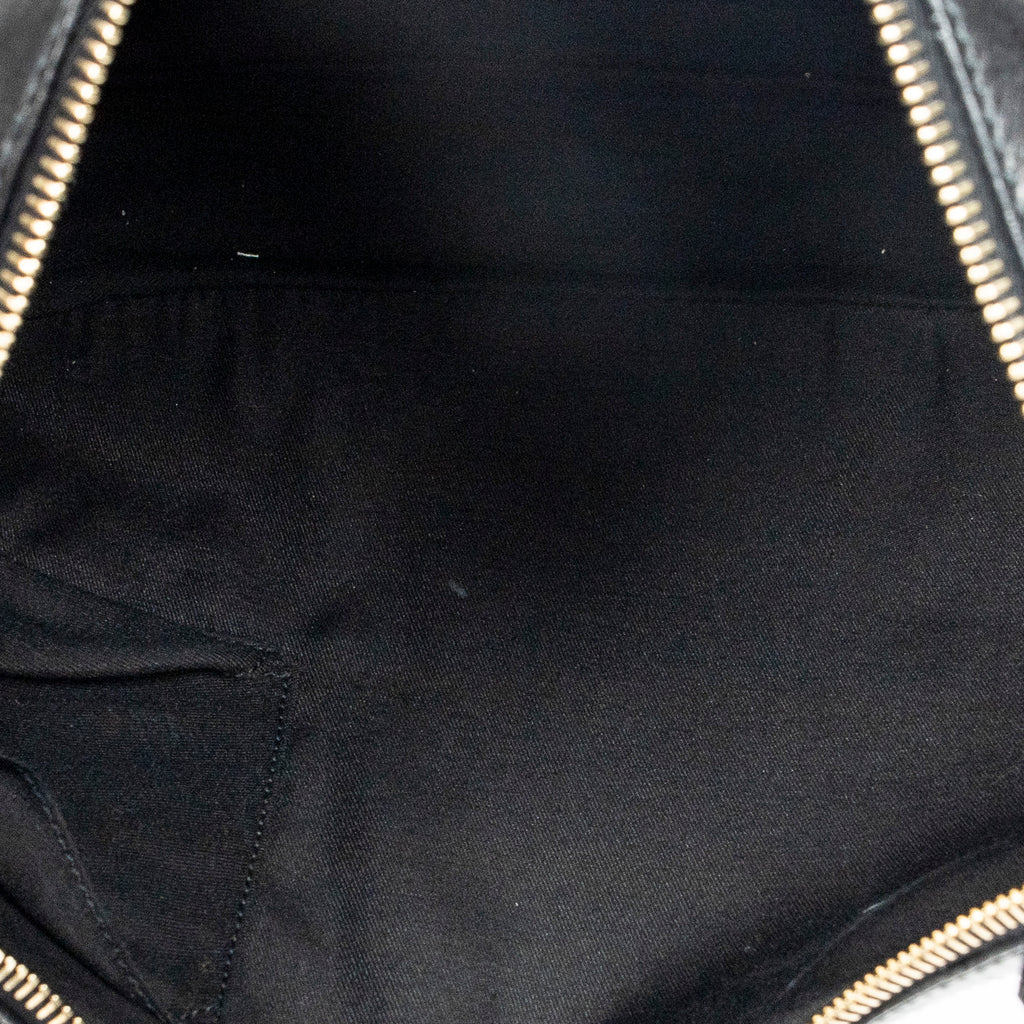 Shoulder Bag Small Charmy Hobo Black Calfskin Leather