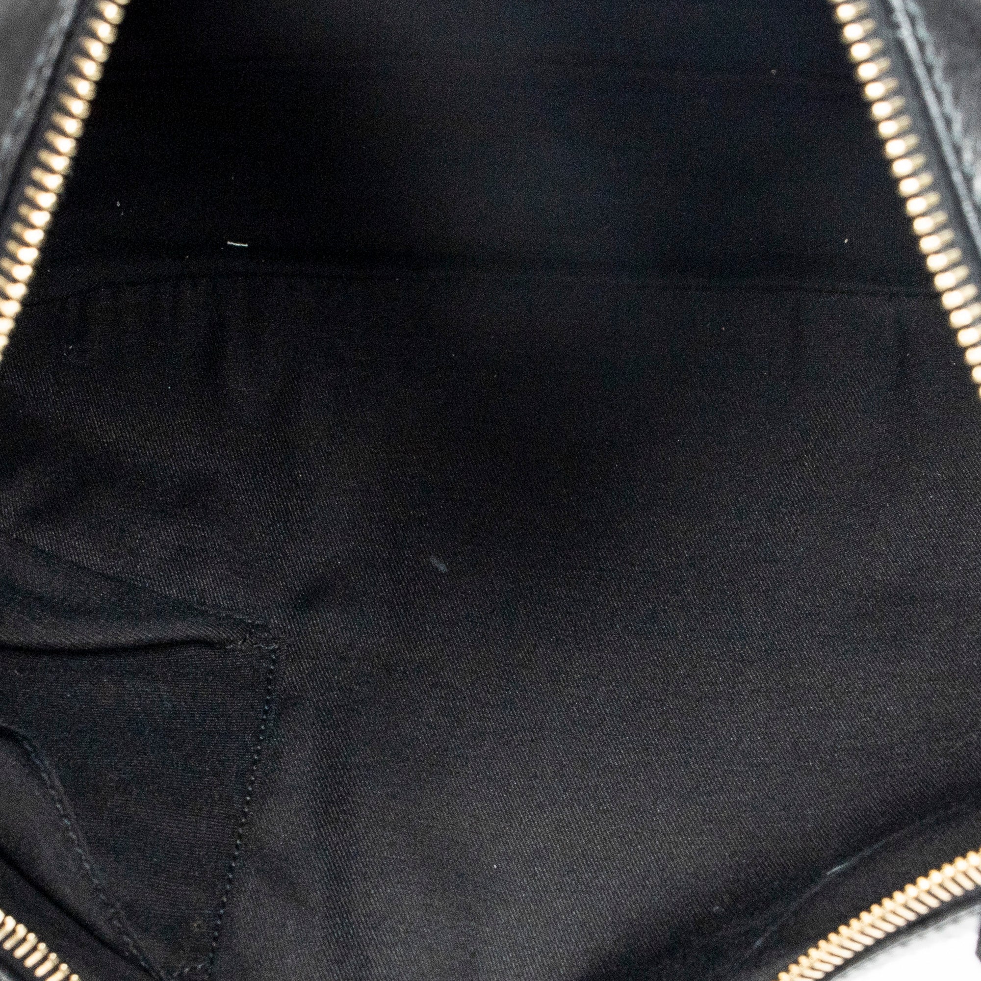 Shoulder Bag Small Charmy Hobo Black Calfskin Leather