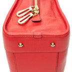 Handbag Amazona 28 Red Goatskin Leather