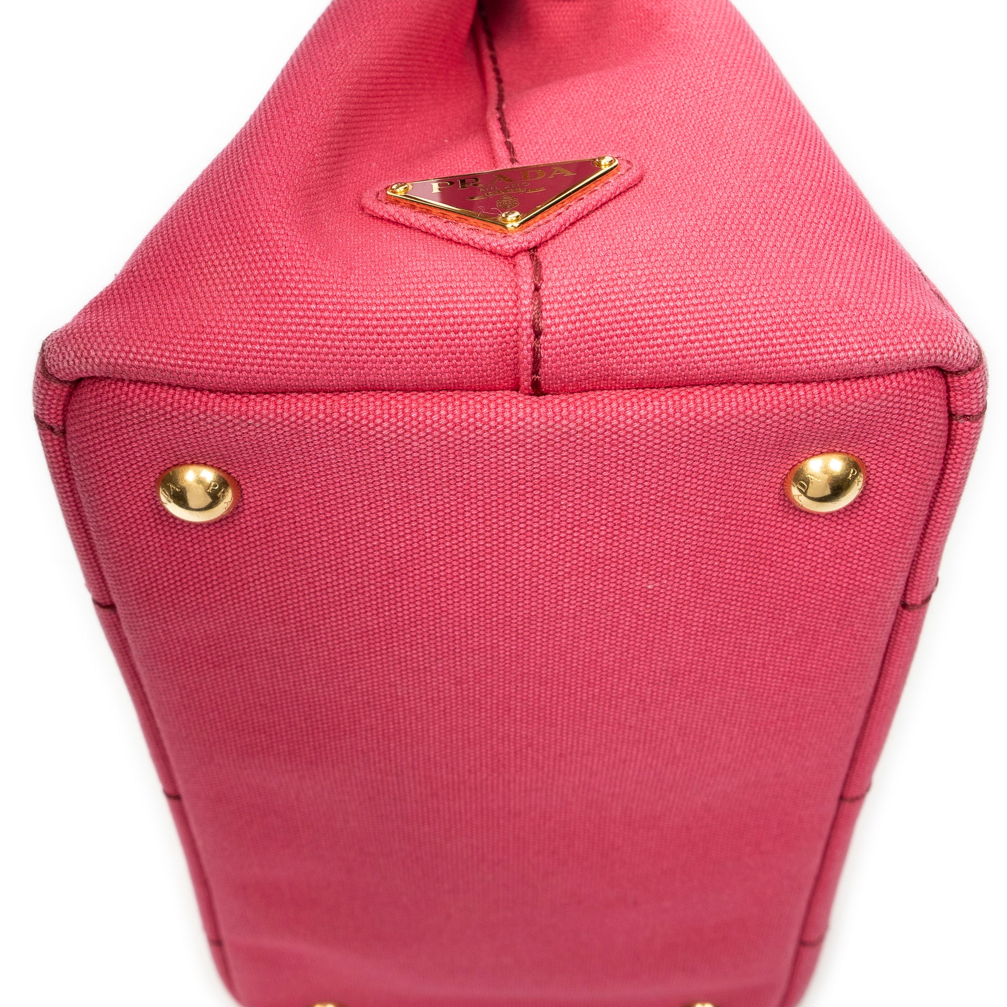 Shoulder Bag Small Canapa Tote Fuchsia Pink Canapa Canvas