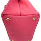 Shoulder Bag Small Canapa Tote Fuchsia Pink Canapa Canvas